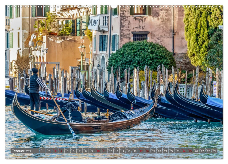 Venedig - Kulisse der Serenissima (CALVENDO Premium Wandkalender 2024)