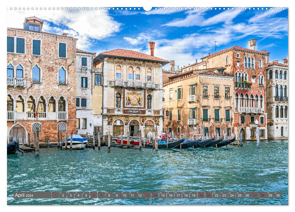 Venedig - Kulisse der Serenissima (CALVENDO Premium Wandkalender 2024)
