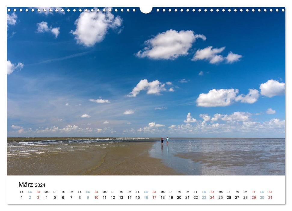 Büsum - Urlaub an der Nordsee (CALVENDO Wandkalender 2024)