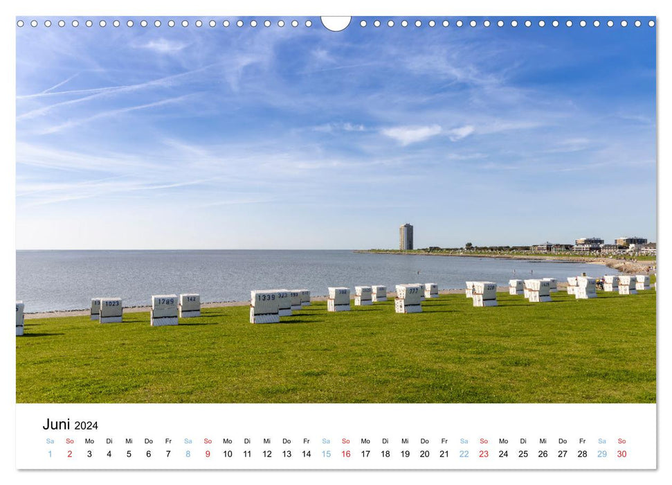 Büsum - Urlaub an der Nordsee (CALVENDO Wandkalender 2024)