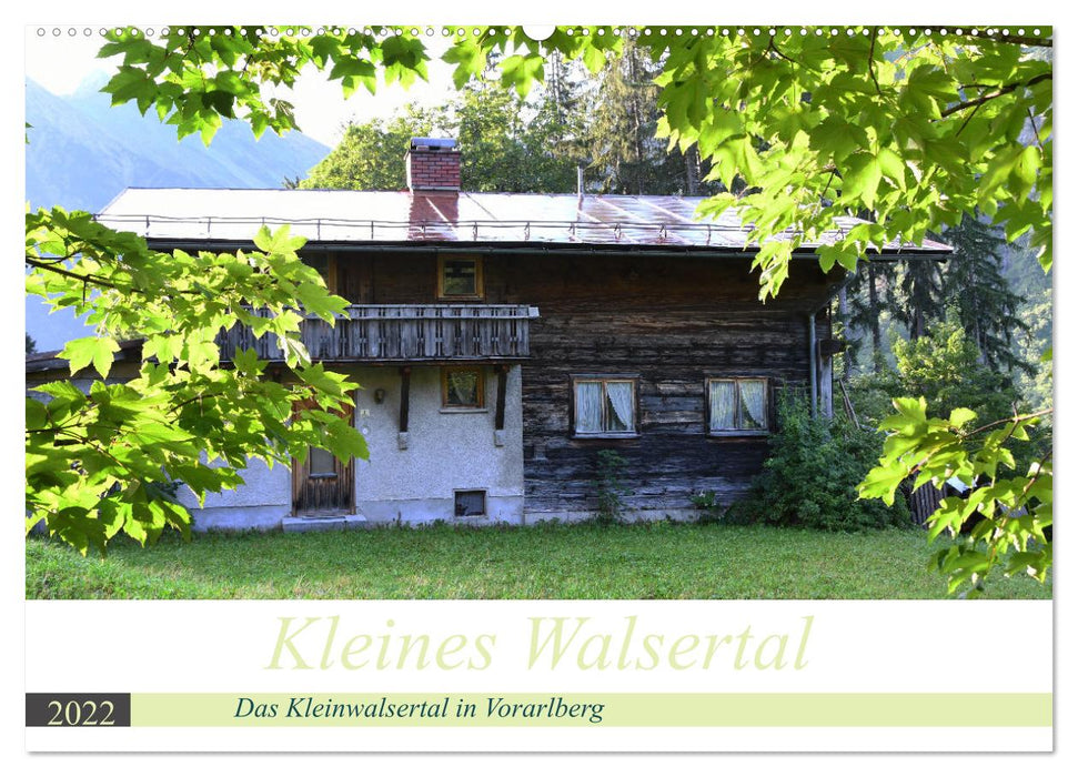 Kleines Walsertal - Das Kleinwalsertal in Vorarlberg (CALVENDO Wandkalender 2024)