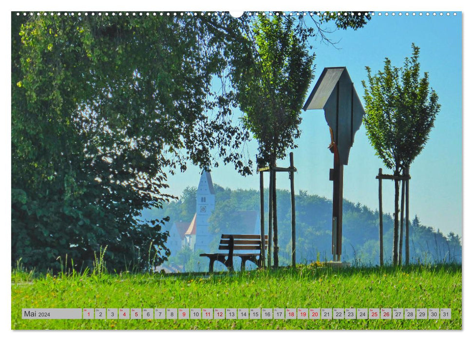 Die Stauden, magische Landschaft rund um Augsburg (CALVENDO Premium Wandkalender 2024)