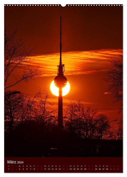 Berliner Fernsehturm - Magische Momente (CALVENDO Wandkalender 2024)