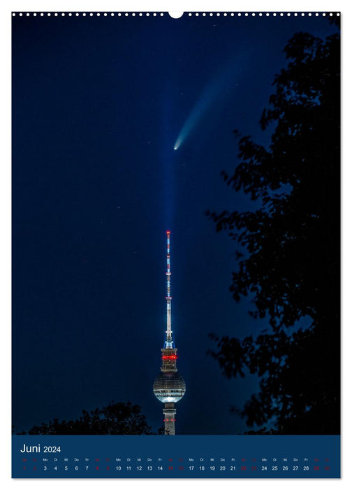 Berliner Fernsehturm - Magische Momente (CALVENDO Wandkalender 2024)