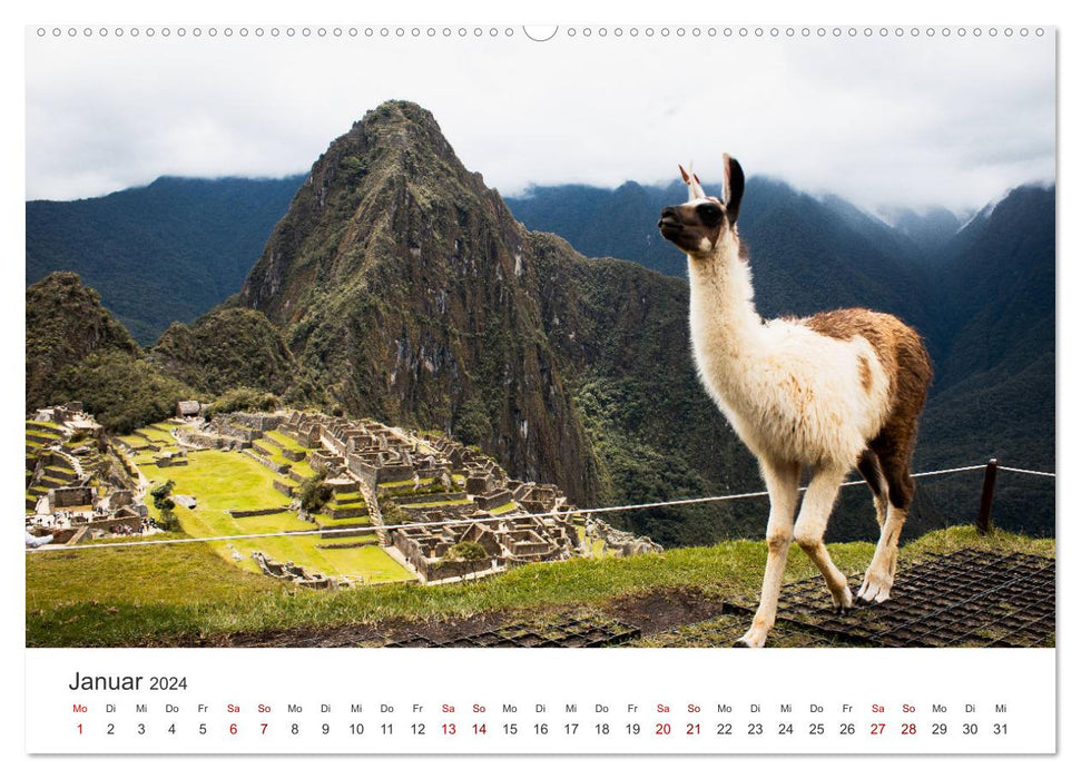 Machu Picchu - Die faszinierende Stadt der Inka. (CALVENDO Premium Wandkalender 2024)