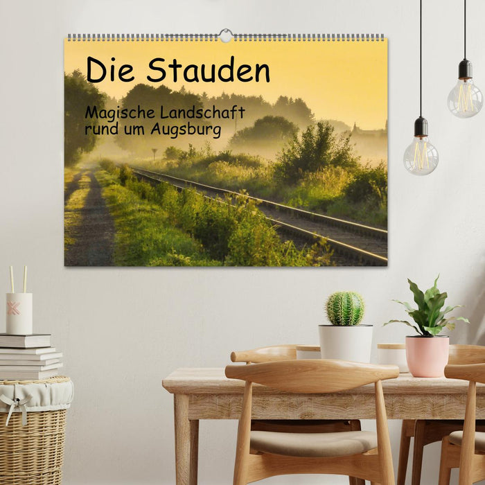 Die Stauden, magische Landschaft rund um Augsburg (CALVENDO Wandkalender 2024)