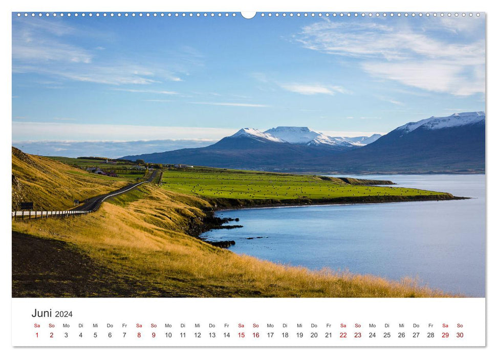 Island - Die spektakuläre Insel im Norden. (CALVENDO Premium Wandkalender 2024)