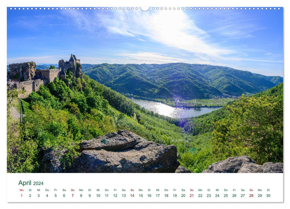 Austria's Danube (CALVENDO Premium Wall Calendar 2024) 