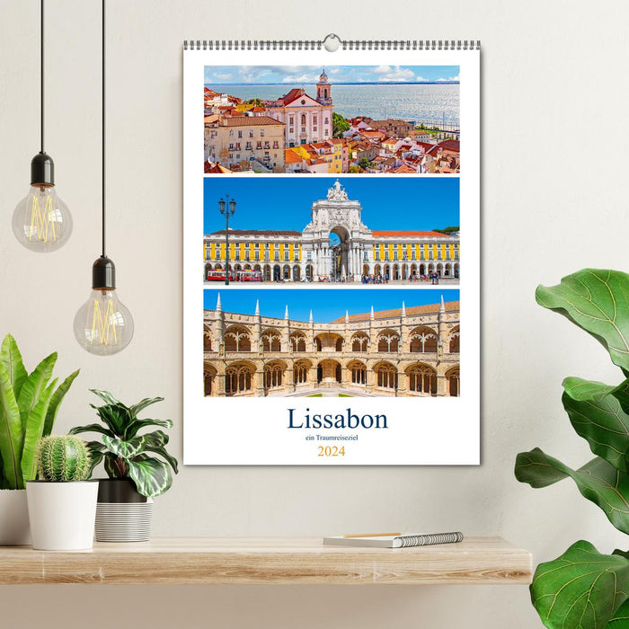 Lisbon - a dream travel destination (CALVENDO wall calendar 2024) 