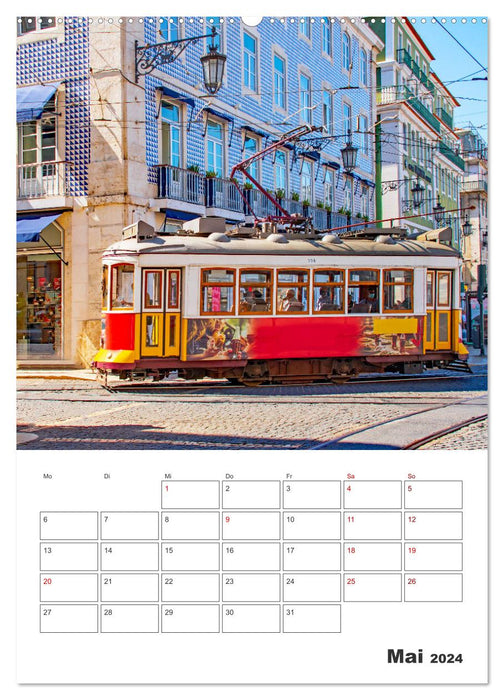 Lissabon - ein Traumreiseziel (CALVENDO Wandkalender 2024)