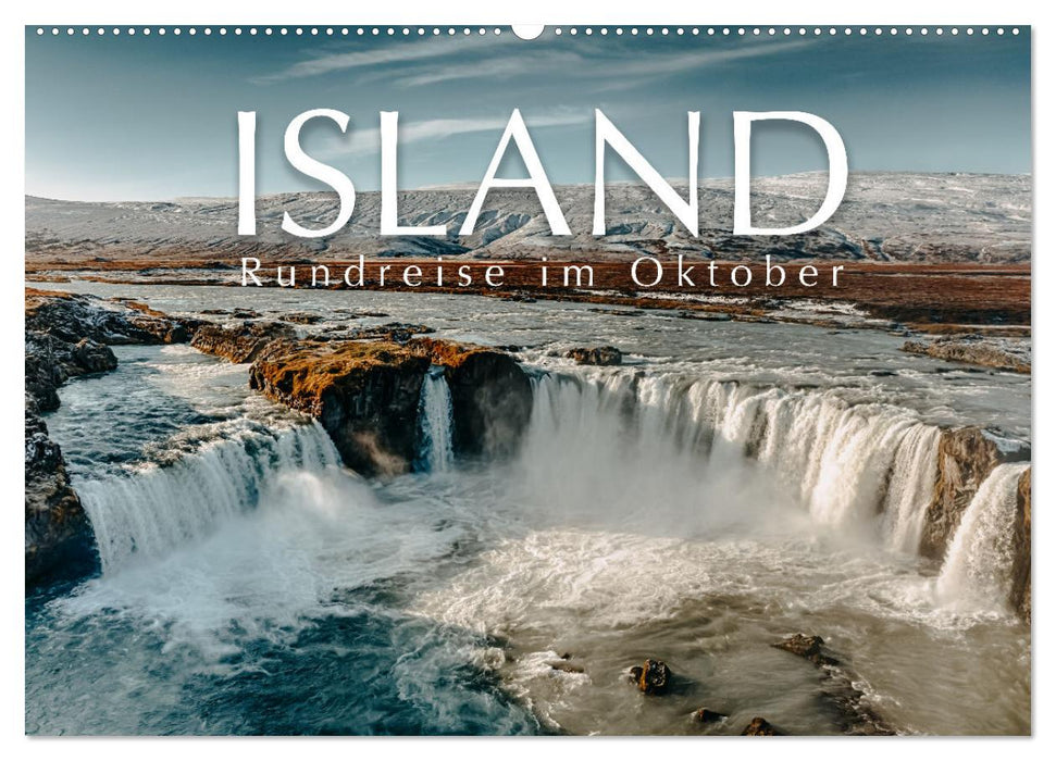 Iceland - round trip in October (CALVENDO wall calendar 2024) 