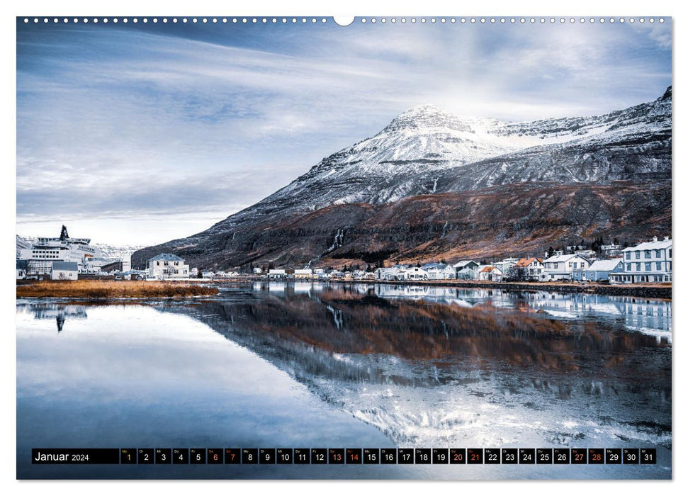 Iceland - round trip in October (CALVENDO wall calendar 2024) 