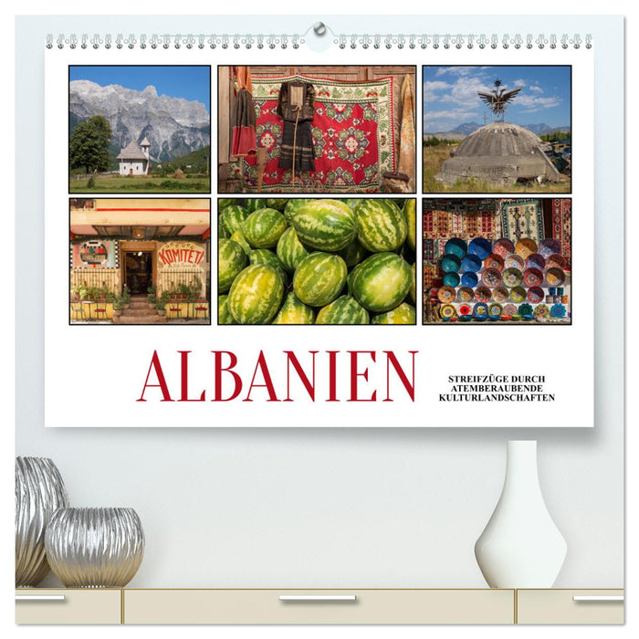 Albania - forays through breathtaking cultural landscapes (CALVENDO Premium Wall Calendar 2024) 