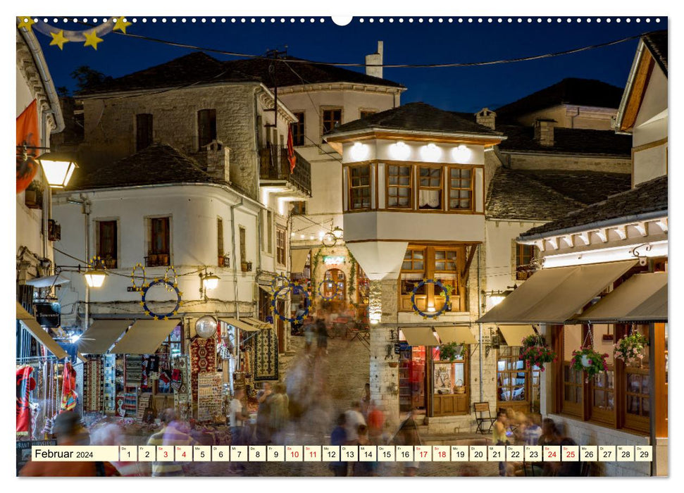 Albania - forays through breathtaking cultural landscapes (CALVENDO Premium Wall Calendar 2024) 