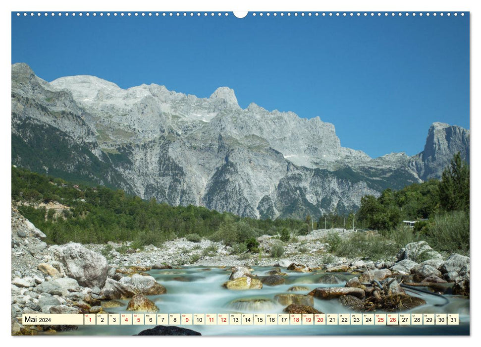 Albania - forays through breathtaking cultural landscapes (CALVENDO Premium Wall Calendar 2024) 