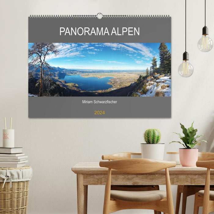 Panorama Alpes (Calendrier mural CALVENDO 2024) 