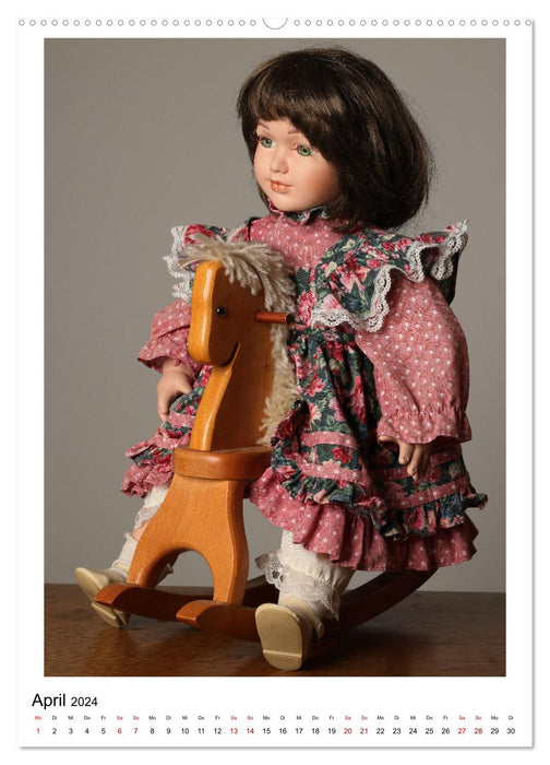 Historical dolls (CALVENDO wall calendar 2024) 