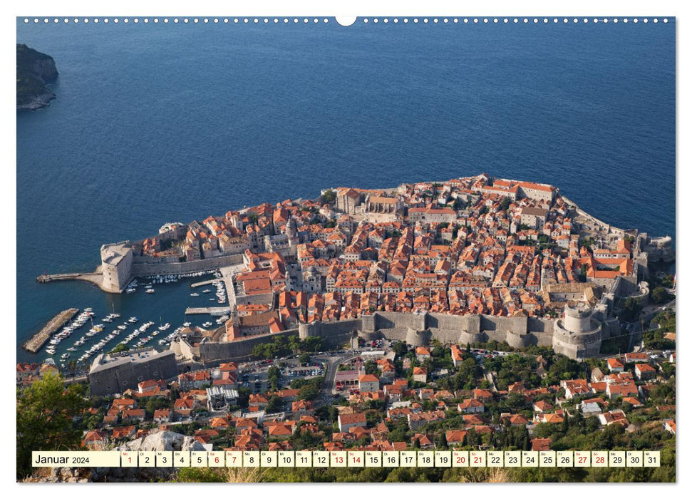 Croatia - forays through breathtaking cultural landscapes (CALVENDO Premium Wall Calendar 2024) 