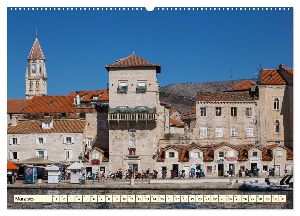 Croatia - forays through breathtaking cultural landscapes (CALVENDO Premium Wall Calendar 2024) 