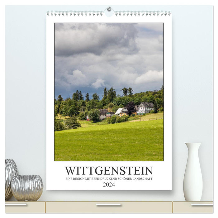 Wittgenstein - A region with impressively beautiful landscape (CALVENDO Premium Wall Calendar 2024) 