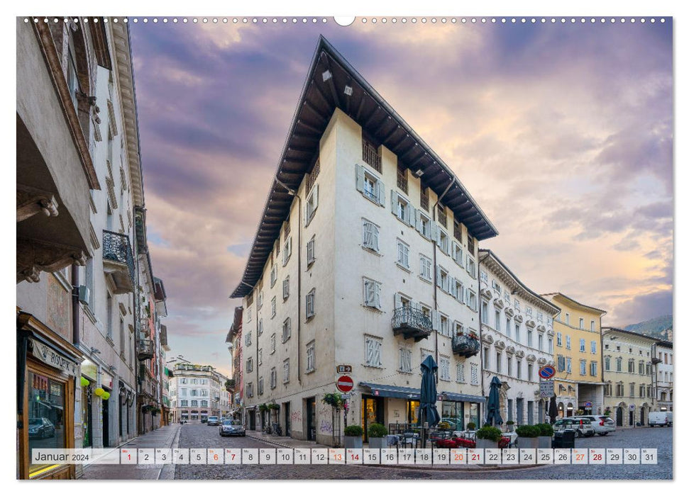 Trient Impressionen aus Südtirol (CALVENDO Premium Wandkalender 2024)