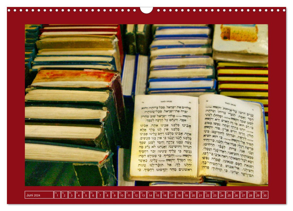 Heilige Schriften. Judentum, Christentum, Islam (CALVENDO Wandkalender 2024)