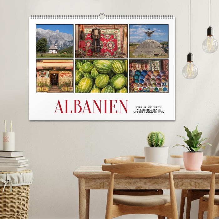 Albania - forays through breathtaking cultural landscapes (CALVENDO wall calendar 2024) 