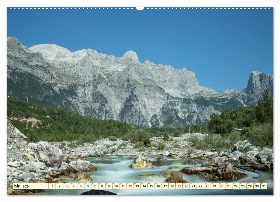 Albania - forays through breathtaking cultural landscapes (CALVENDO wall calendar 2024) 