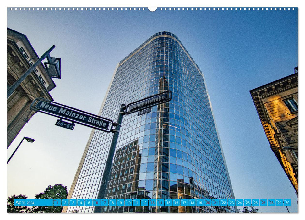Towers of Frankfurt Fotokalender 2024 (CALVENDO Premium Wandkalender 2024)