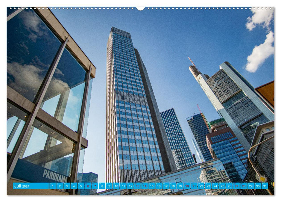Towers of Frankfurt Fotokalender 2024 (CALVENDO Premium Wandkalender 2024)