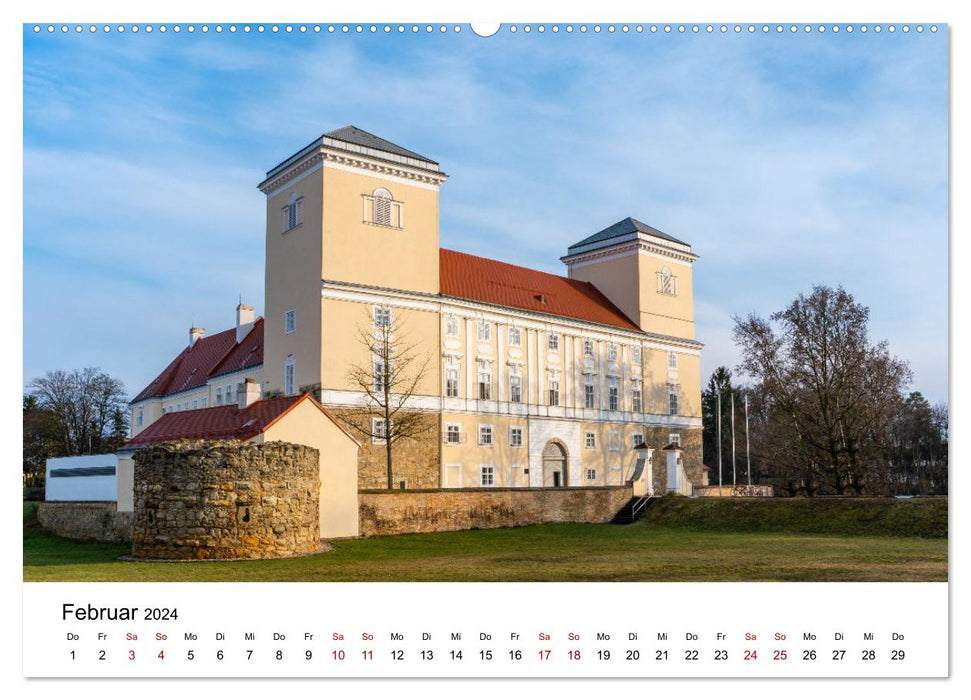 Das Weinviertel im wunderschönen Niederösterreich. (CALVENDO Premium Wandkalender 2024)