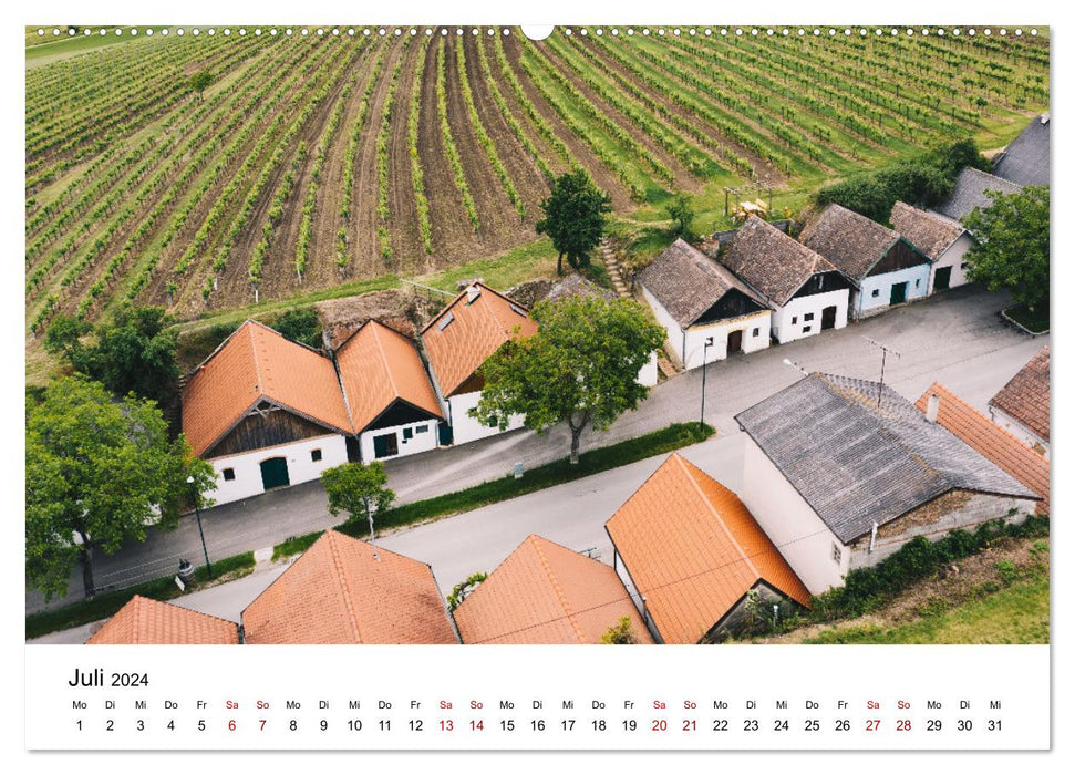 Das Weinviertel im wunderschönen Niederösterreich. (CALVENDO Premium Wandkalender 2024)