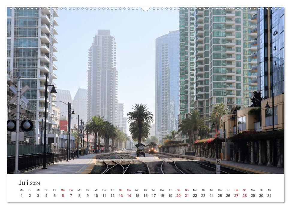 San Diego - Die einzigartige Stadt am Pazifik. (CALVENDO Premium Wandkalender 2024)
