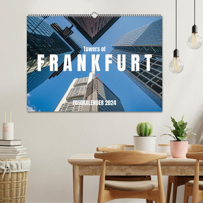 Towers of Frankfurt Fotokalender 2024 (CALVENDO Wandkalender 2024)
