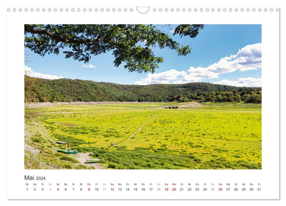 Der Edersee, Nordhessens Atlantis (CALVENDO Wandkalender 2024)