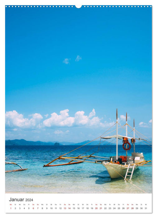 Philippines - A true island paradise. (CALVENDO Premium Wall Calendar 2024) 