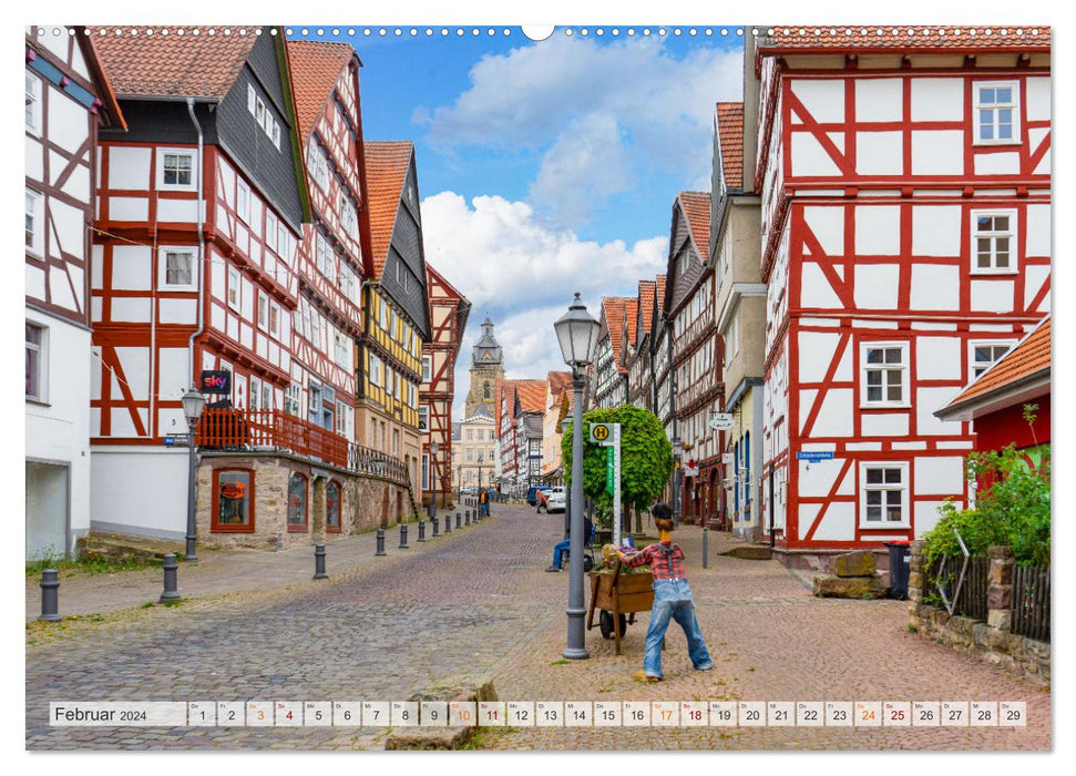 Bad Wildungen Stadtansichten (CALVENDO Wandkalender 2024)