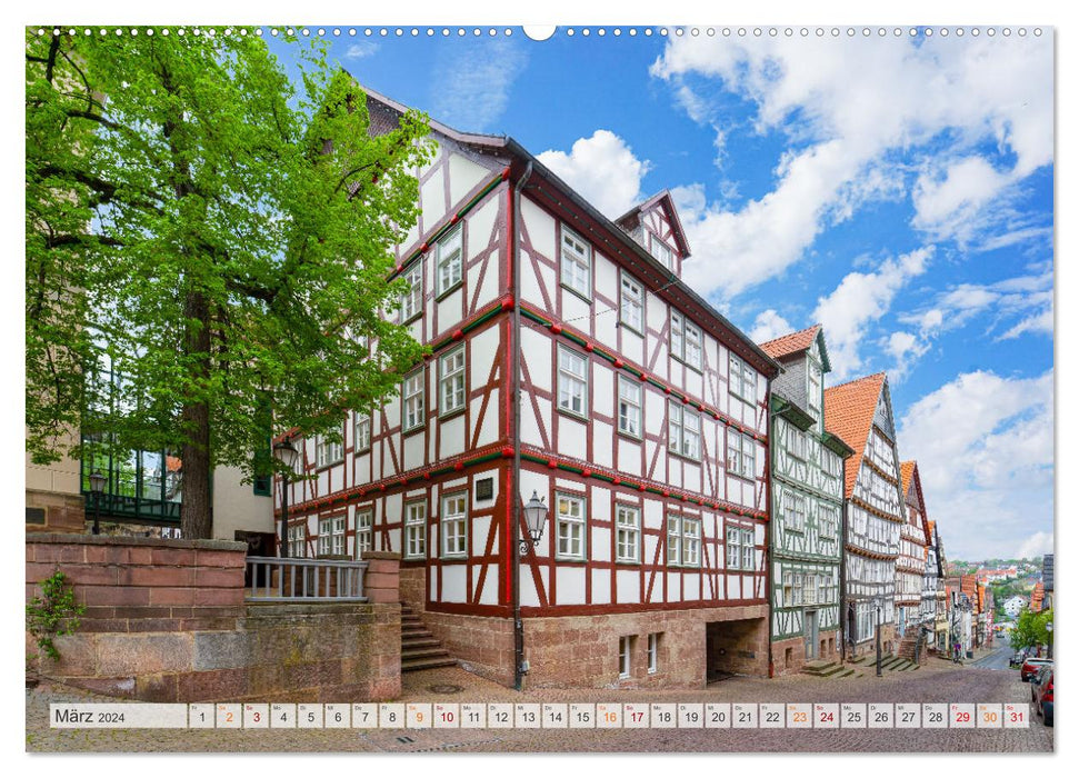 Bad Wildungen Stadtansichten (CALVENDO Wandkalender 2024)