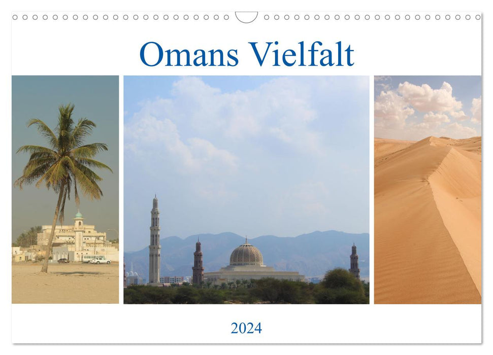 Omans Vielfalt (CALVENDO Wandkalender 2024)