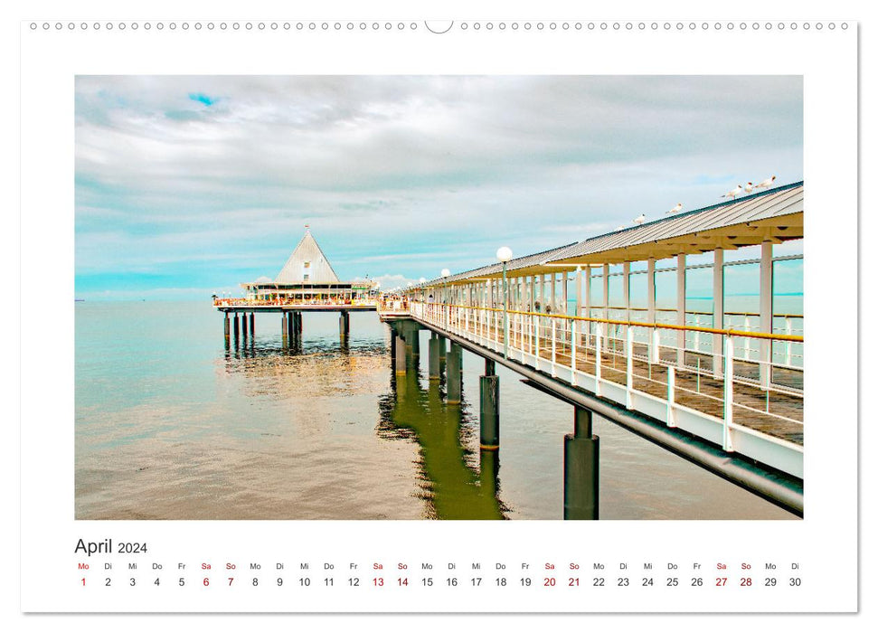 Usedom - a dream travel destination (CALVENDO Premium Wall Calendar 2024) 