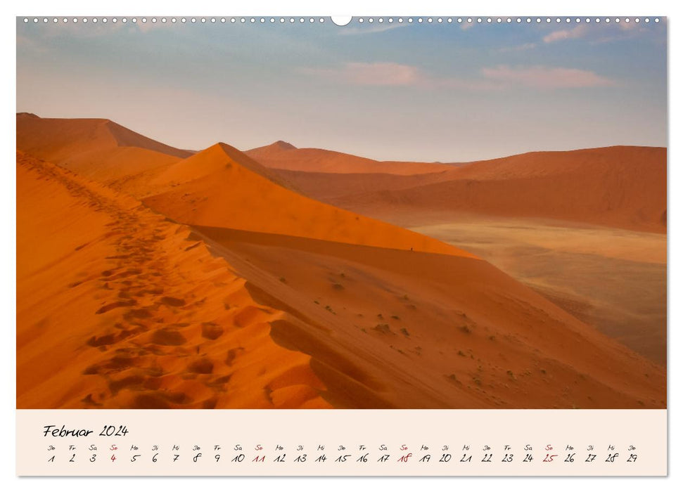 Namibia - From Sossusvlei to Etosha National Park (CALVENDO Premium Wall Calendar 2024) 