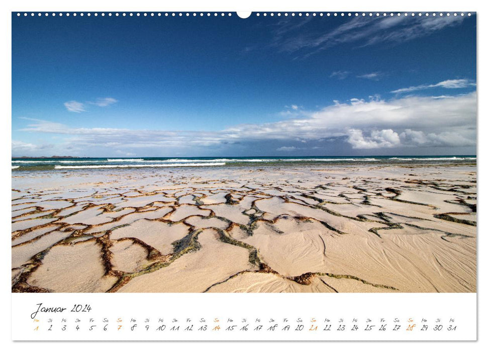 X days Fuerteventura – beaches, volcanoes and magnificent landscapes (CALVENDO Premium Wall Calendar 2024) 