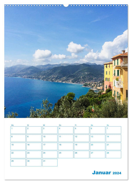 Blue Liguria Summer (CALVENDO Wall Calendar 2024) 