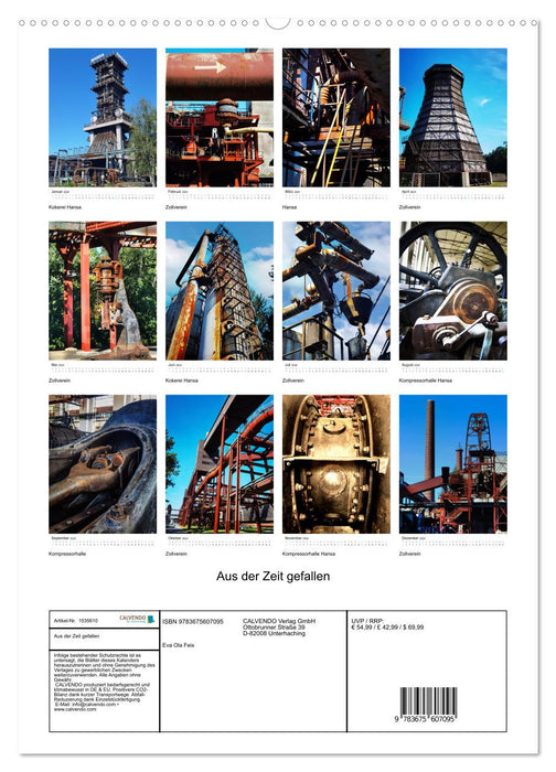 Aus der Zeit gefallen - Denkmale der Schwerindustrie (CALVENDO Wandkalender 2024)