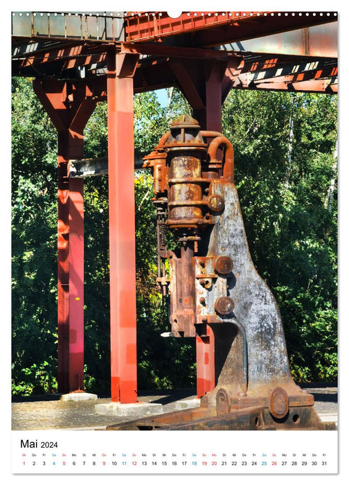 Fallen out of time - monuments of heavy industry (CALVENDO wall calendar 2024) 