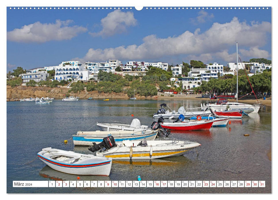 The Cyclades - Islands in the Aegean Sea (CALVENDO Premium Wall Calendar 2024) 