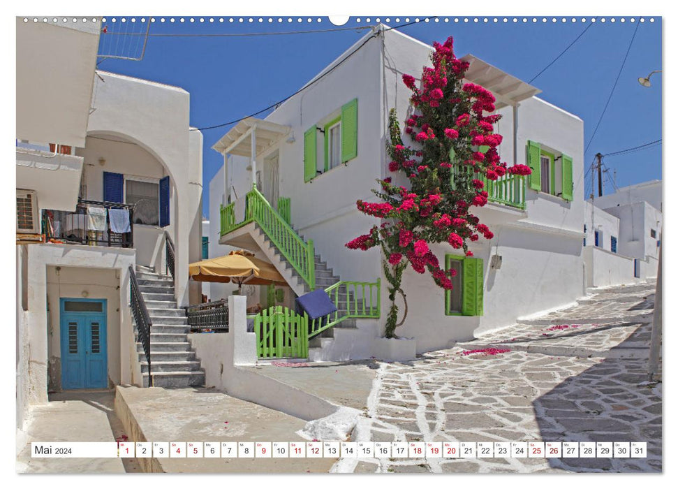 The Cyclades - Islands in the Aegean Sea (CALVENDO Premium Wall Calendar 2024) 