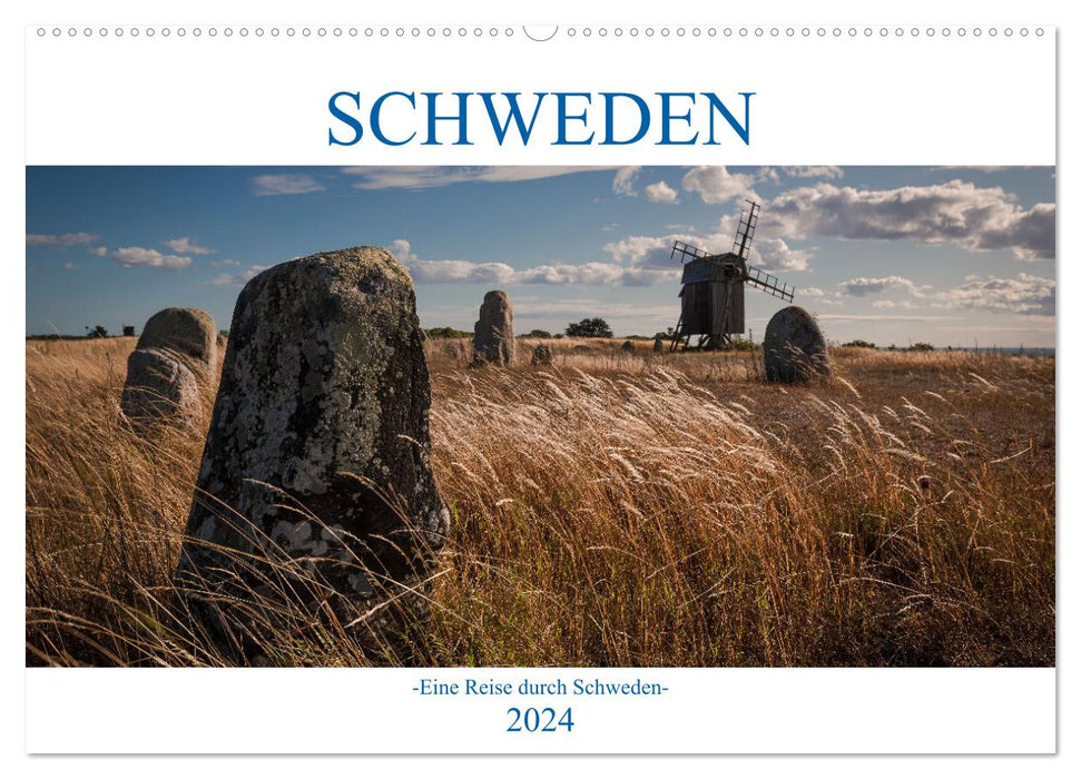 Sweden -A journey through Sweden- (CALVENDO wall calendar 2024) 