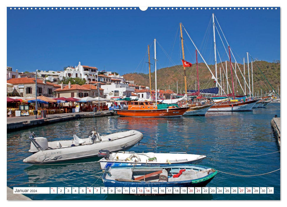 Summer on the Turkish Aegean (CALVENDO Premium Wall Calendar 2024) 