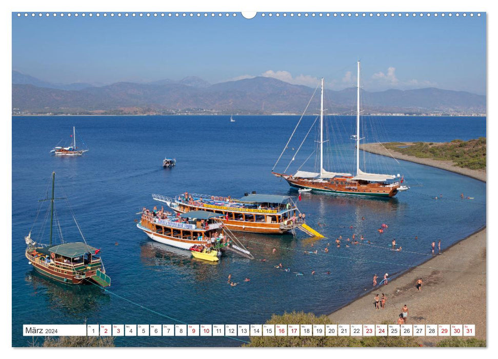 Summer on the Turkish Aegean (CALVENDO Premium Wall Calendar 2024) 